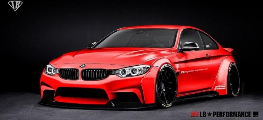  BMW 4-Series Coupe by Liberty Walk 2014 года  (фото 4 из 9)